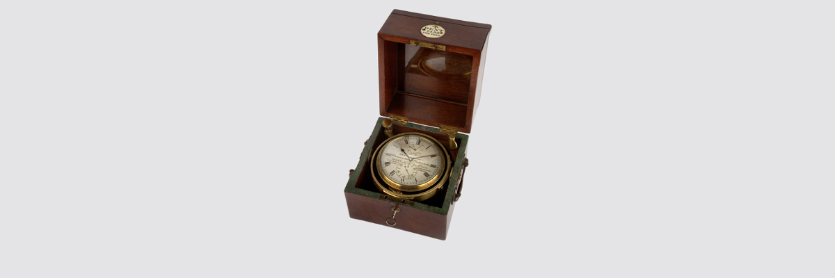 chronometer clocks sold button