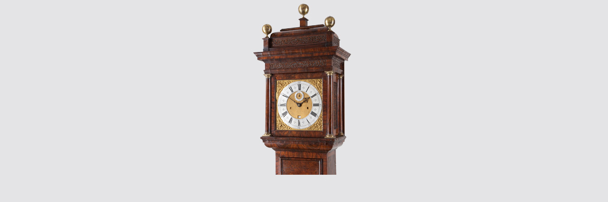 longcase clocks sold button